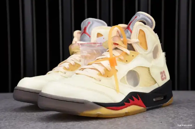 HYPE Jordan 5 Retro OFF-WHITE DH8565-100 Sail 0426